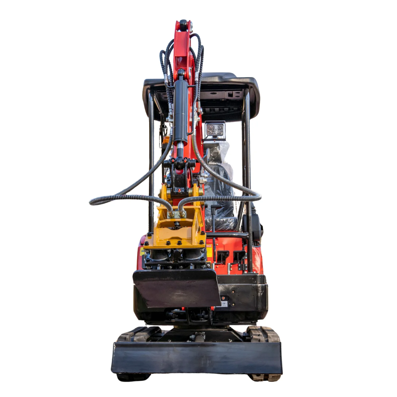 TYPHON Compatible Hydraulic Plate Compactor Attachment for Mini Excavators 1 Ton to 2 Ton