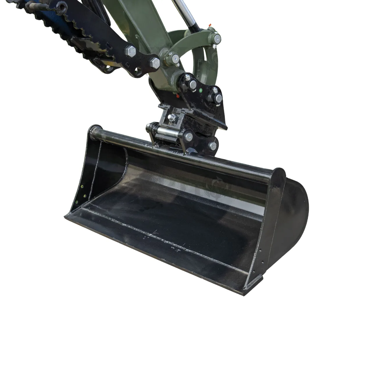 1000mm Leveling Bucket Attachment Digging Bucket USA For TERROR XXV and other 2.1-3 Ton Mini Excavators
