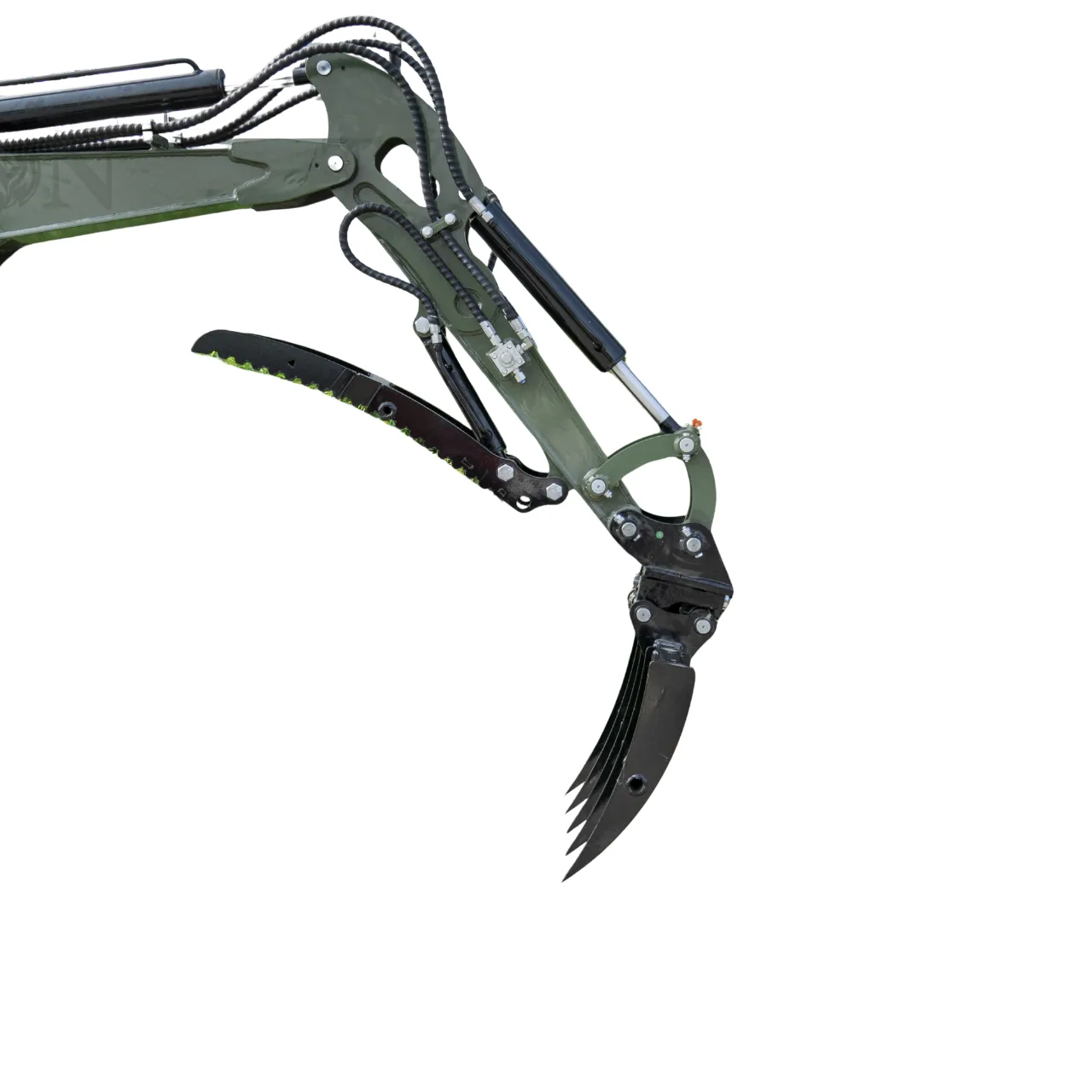 Mini Excavator Rake Compact Attachment General for for TERROR XXV and other 2.1-3 Ton Mini Excavators USA