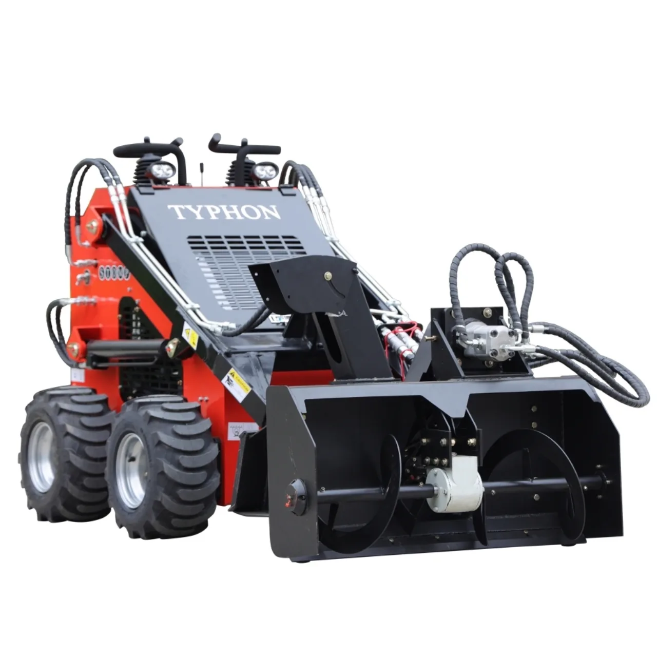TYPHON Skid Steer Loader Snow Blower Attachment USA