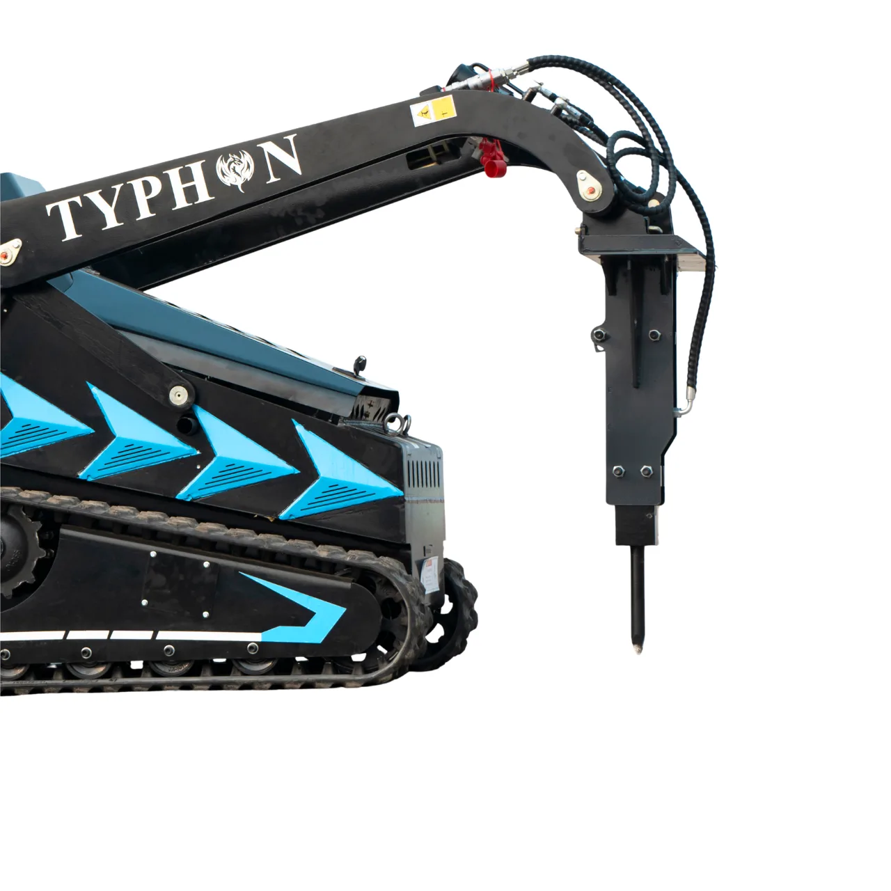 Hydraulic Rock & Concrete Breaker Hammer for TYPHON STOMP X1300 & STOMP 509 Mini Skid Steer Loader