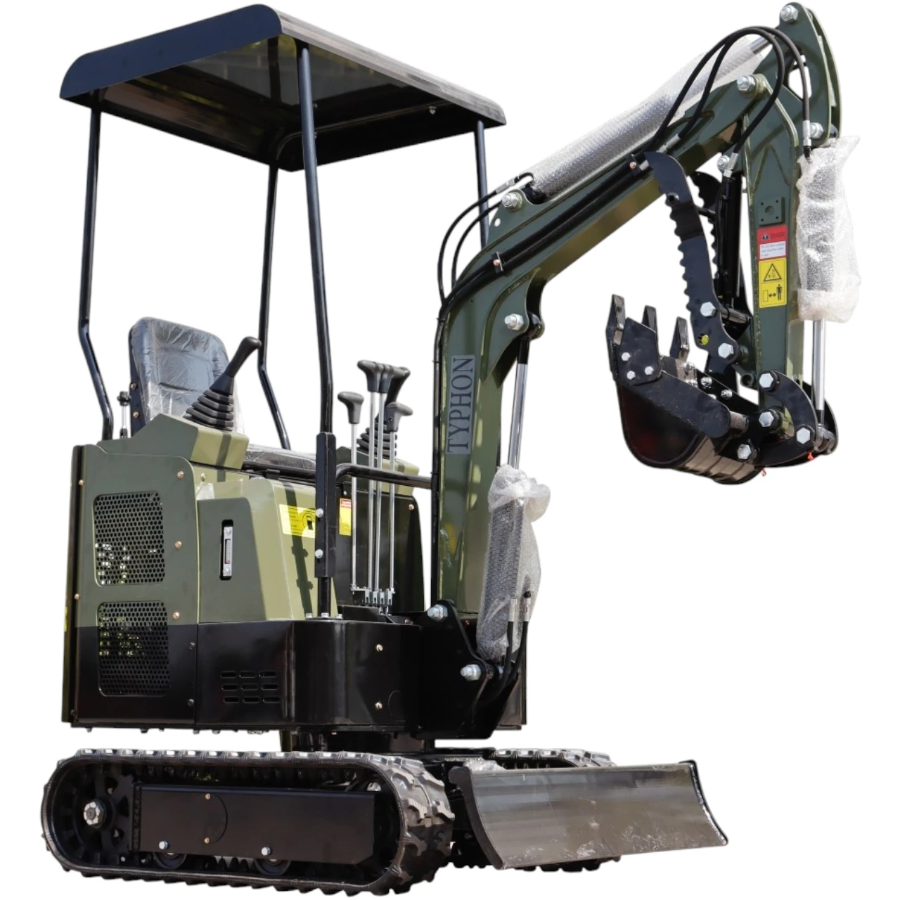 TYPHON TERROR XV STORM Mini Excavator – 1.05 Ton Trench Digger 13.5hp B&S EPA Engine USA