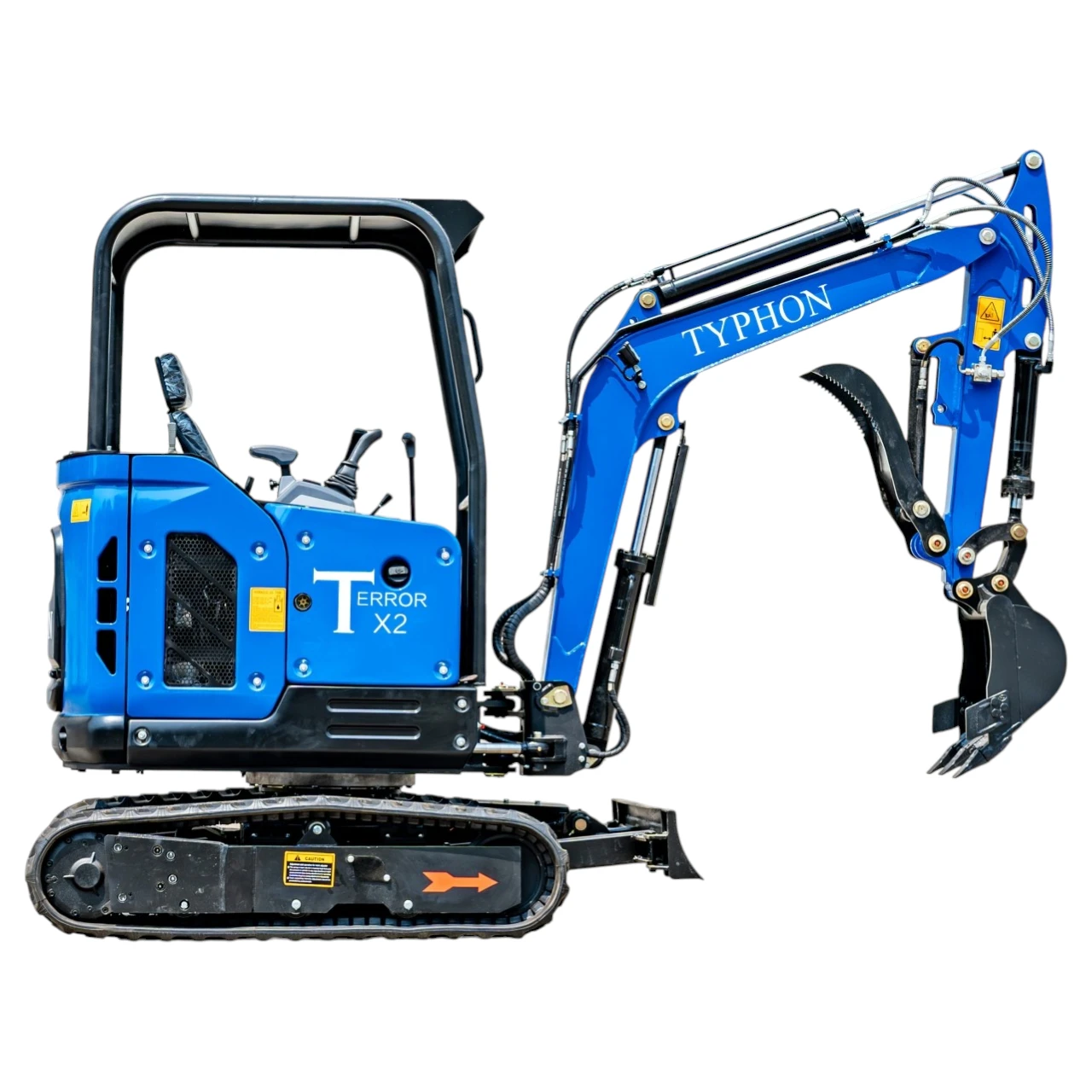 TYPHON TERROR X2 STORM Mini Excavator 2.5 Ton Diesel Kubota V1505 Engine USA