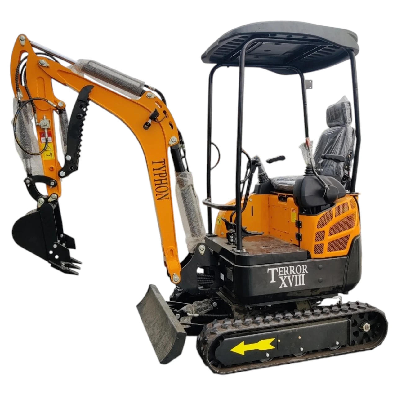 TYPHON TERROR XVIII Mini Excavator – 4000lbs Digger with 0.035 cbm Bucket USA