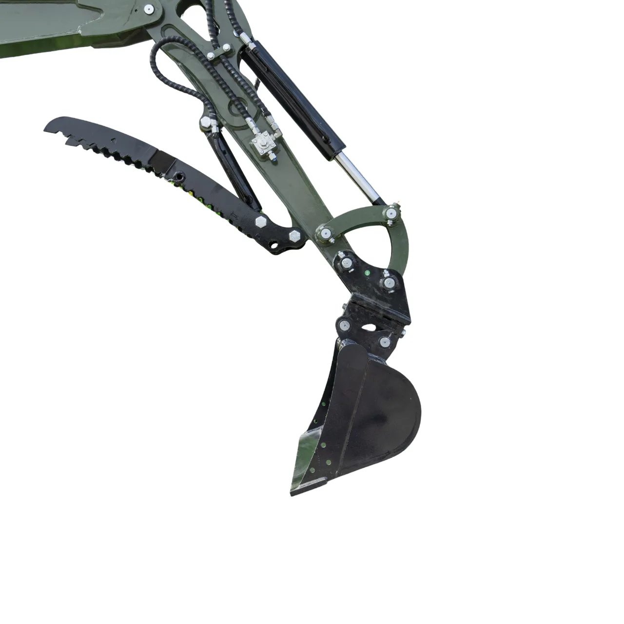 1000mm Leveling Bucket Attachment Digging Bucket USA For TERROR XXV and other 2.1-3 Ton Mini Excavators