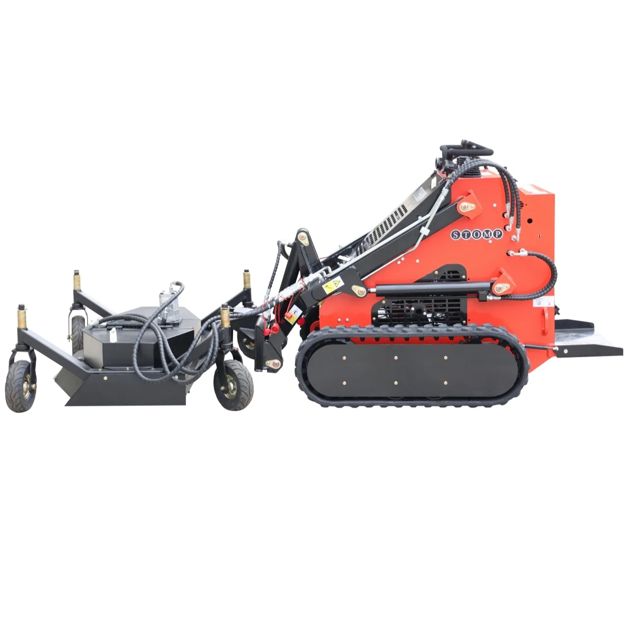 Skid Steer Loader Lawn Mower Attachment USA