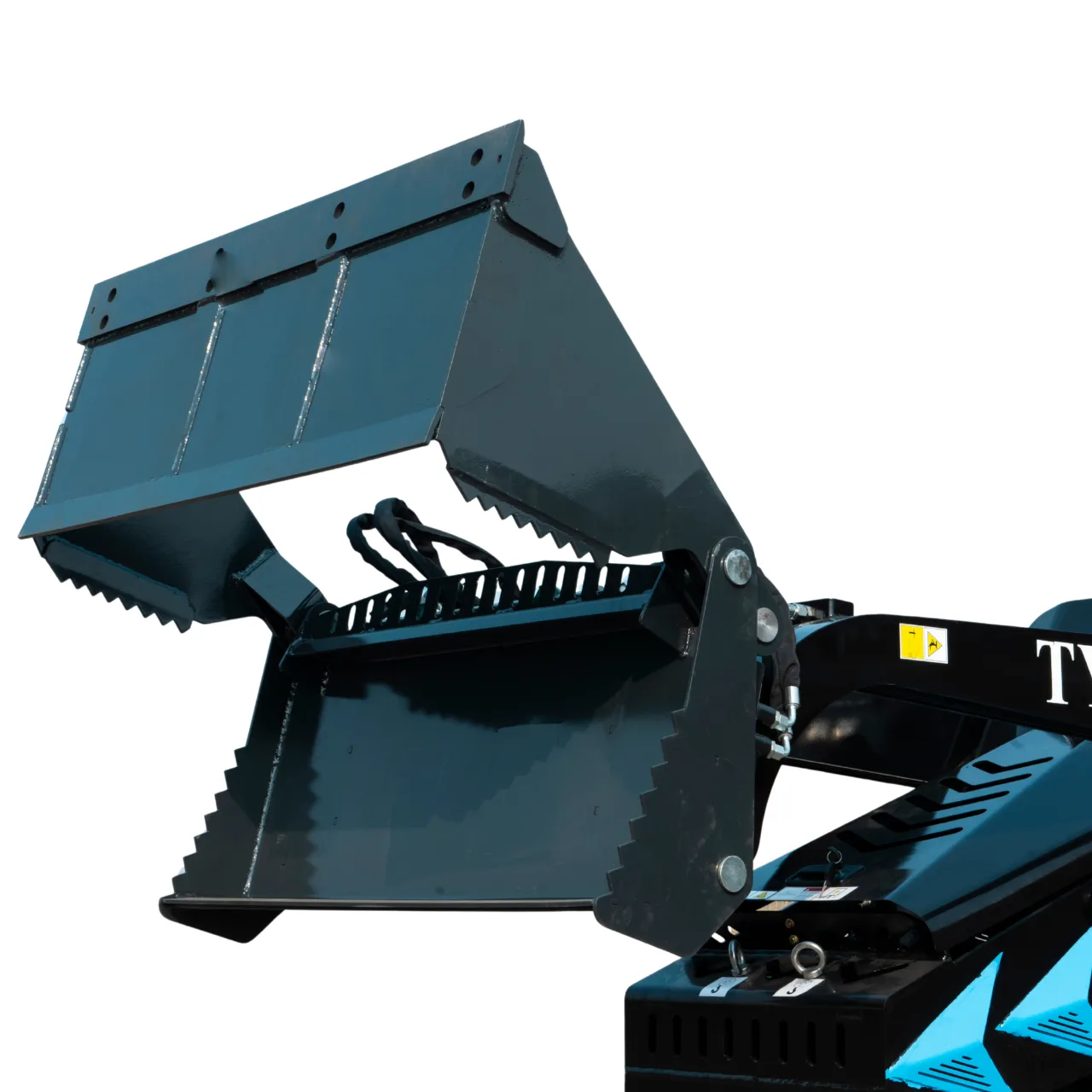 4-In-1 Bucket Combo Mini Skid Steer attachment for TYPHON STOMP X1300 & STOMP 509