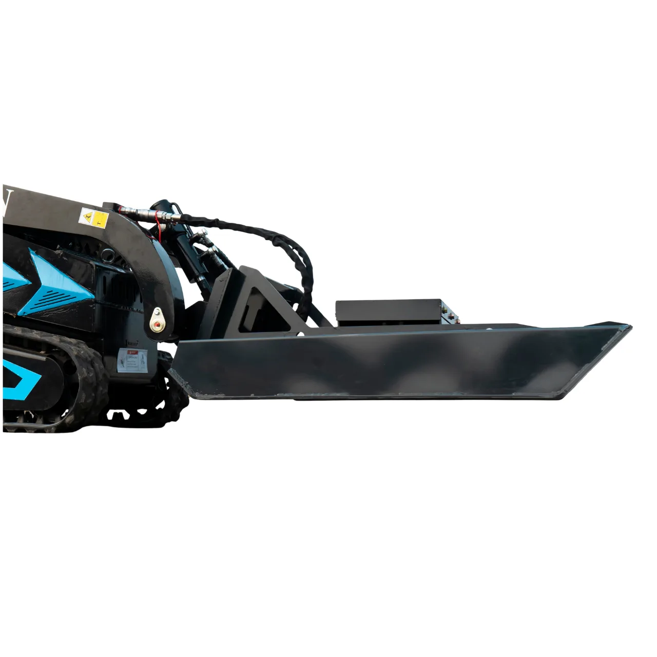 Heavy-Duty 3-Blade Hydraulic Brush Mower Attachment for TYPHON STOMP X1300 & STOMP 509 Mini Skid Steers