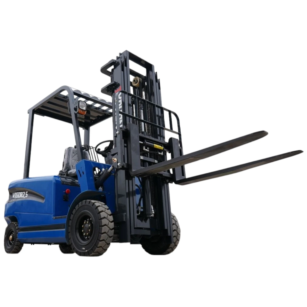 New 2025 TYPHON VIGOR 2.5 Blue Electric Forklift 2.5 Ton Lifter Lift Truck Jitney Hi-Lo