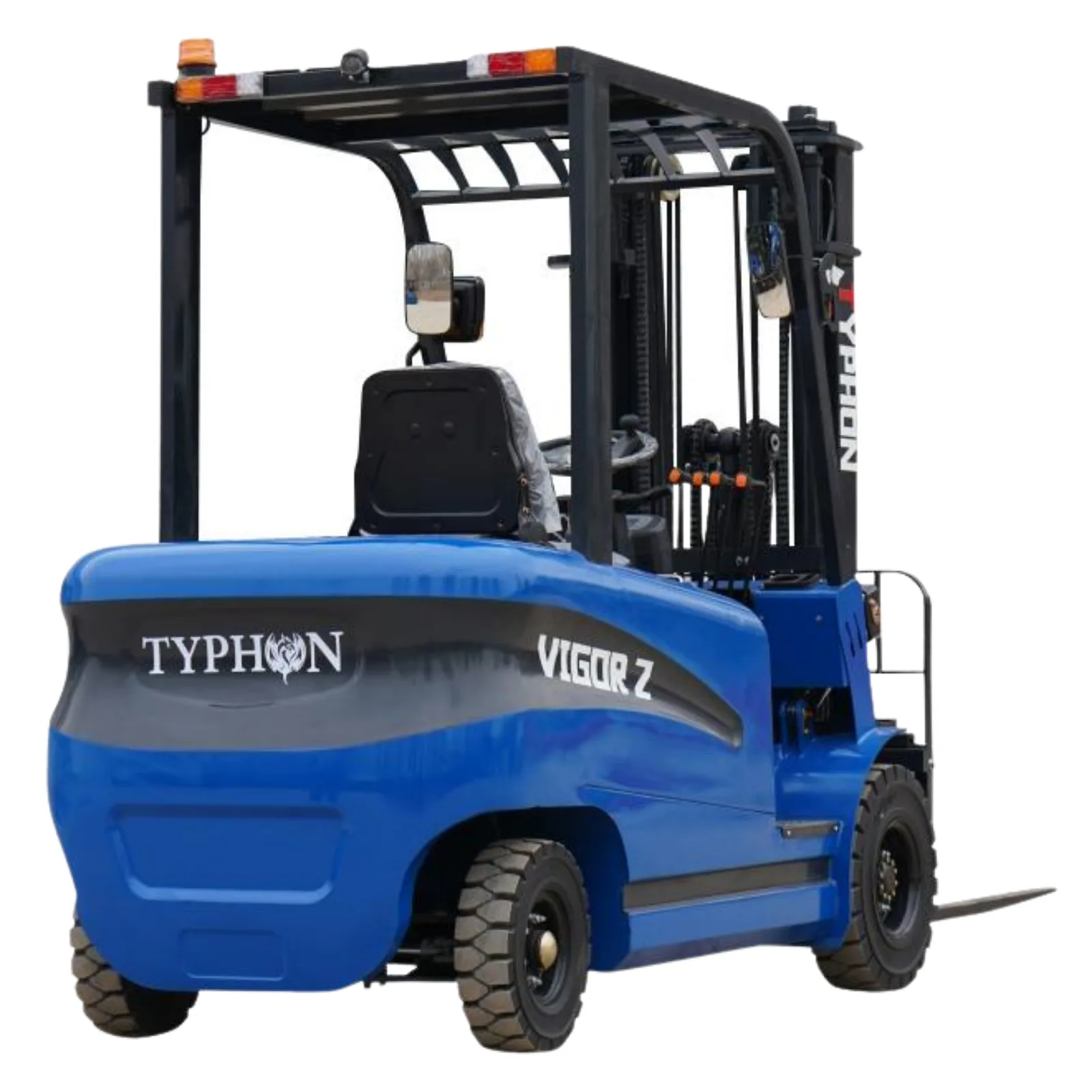 New 2025 TYPHON VIGOR 2 Blue Electric Forklift 2 Ton Lifter Lift Truck Jitney Hi-Lo