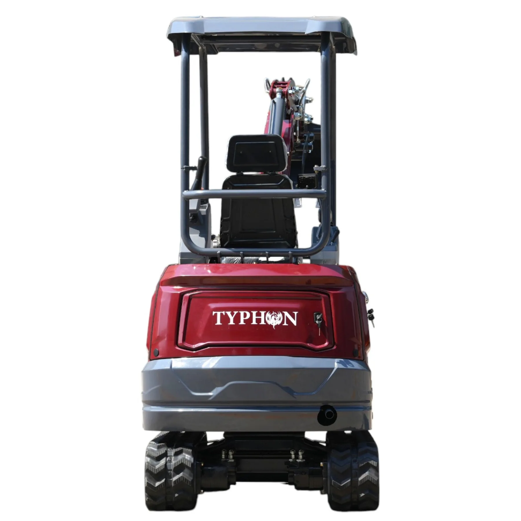 TYPHON TERROR XVII PRO 3800 lbs Mini Excavator Kubota Diesel, Hydraulic Thumb, Dozer Blade & Boom Swing