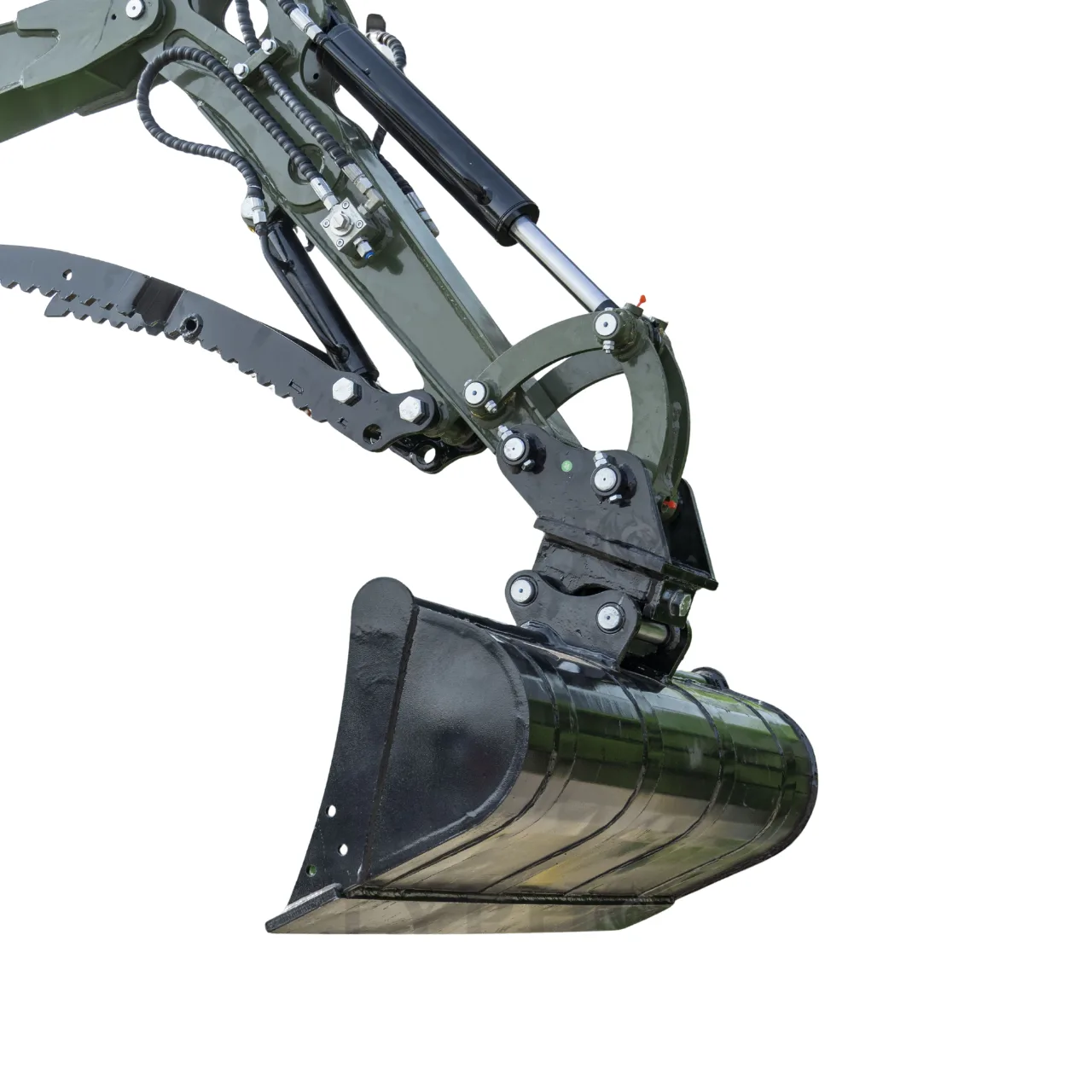 1000mm Leveling Bucket Attachment Digging Bucket USA For TERROR XXV and other 2.1-3 Ton Mini Excavators