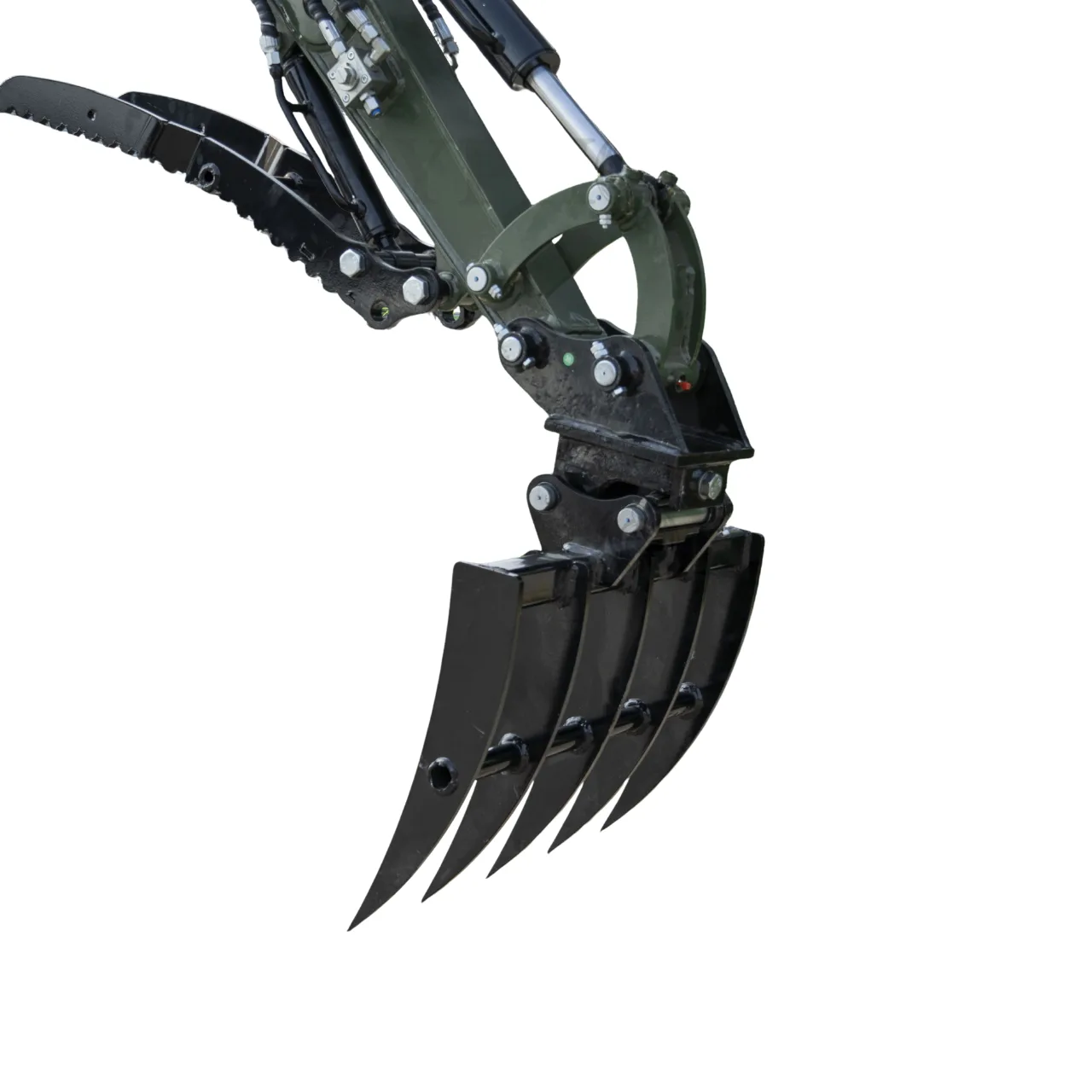 Mini Excavator Rake Compact Attachment General for for TERROR XXV and other 2.1-3 Ton Mini Excavators USA