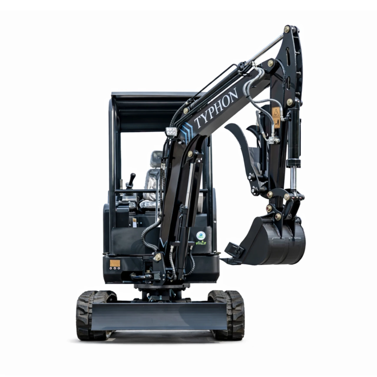 TYPHON TERROR X2 Max Canopy Mini Excavator Powerful 2.5 Ton Compact Machine with Yanmar Engine Advanced Hydraulic System