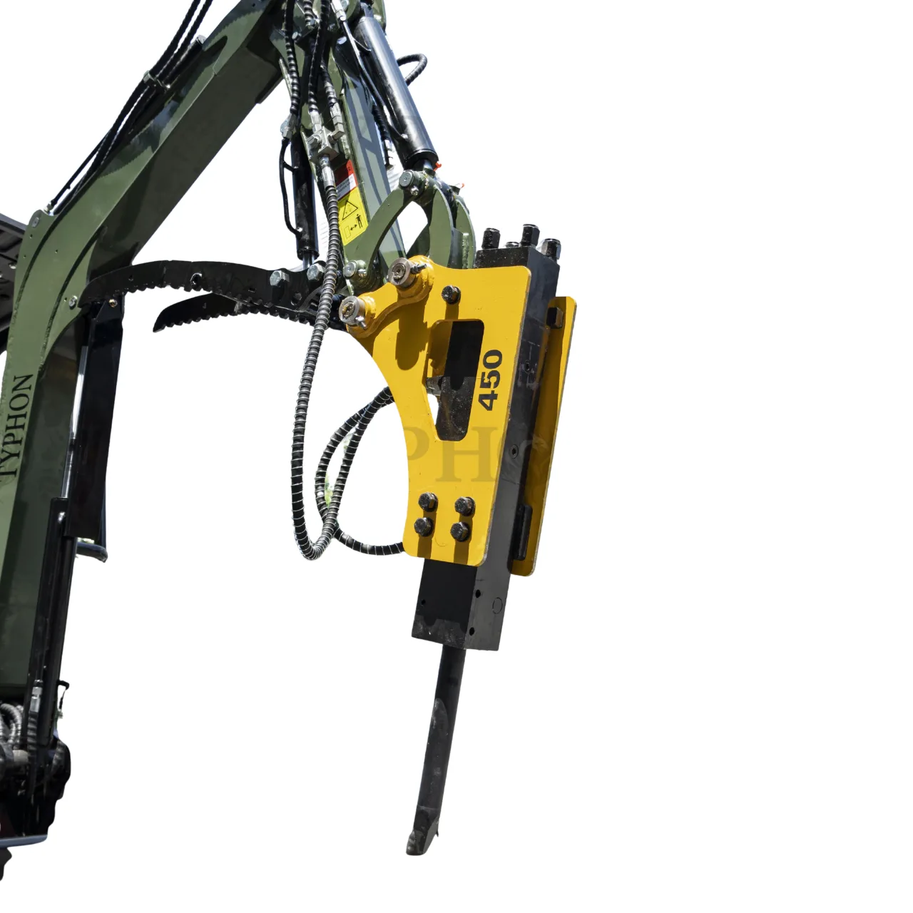 Hydraulic Hammer Attachment Hydraulic Breaker Hammer for TERROR XXV and other 2.1-3 Ton Mini Excavators USA