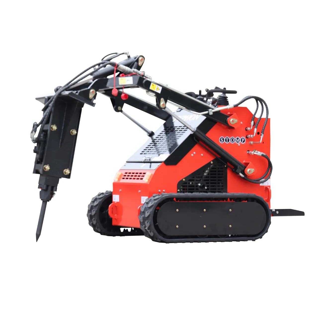 Skid Steer Loader Hydraulic Hammer Concrete Breaker Attachment USA