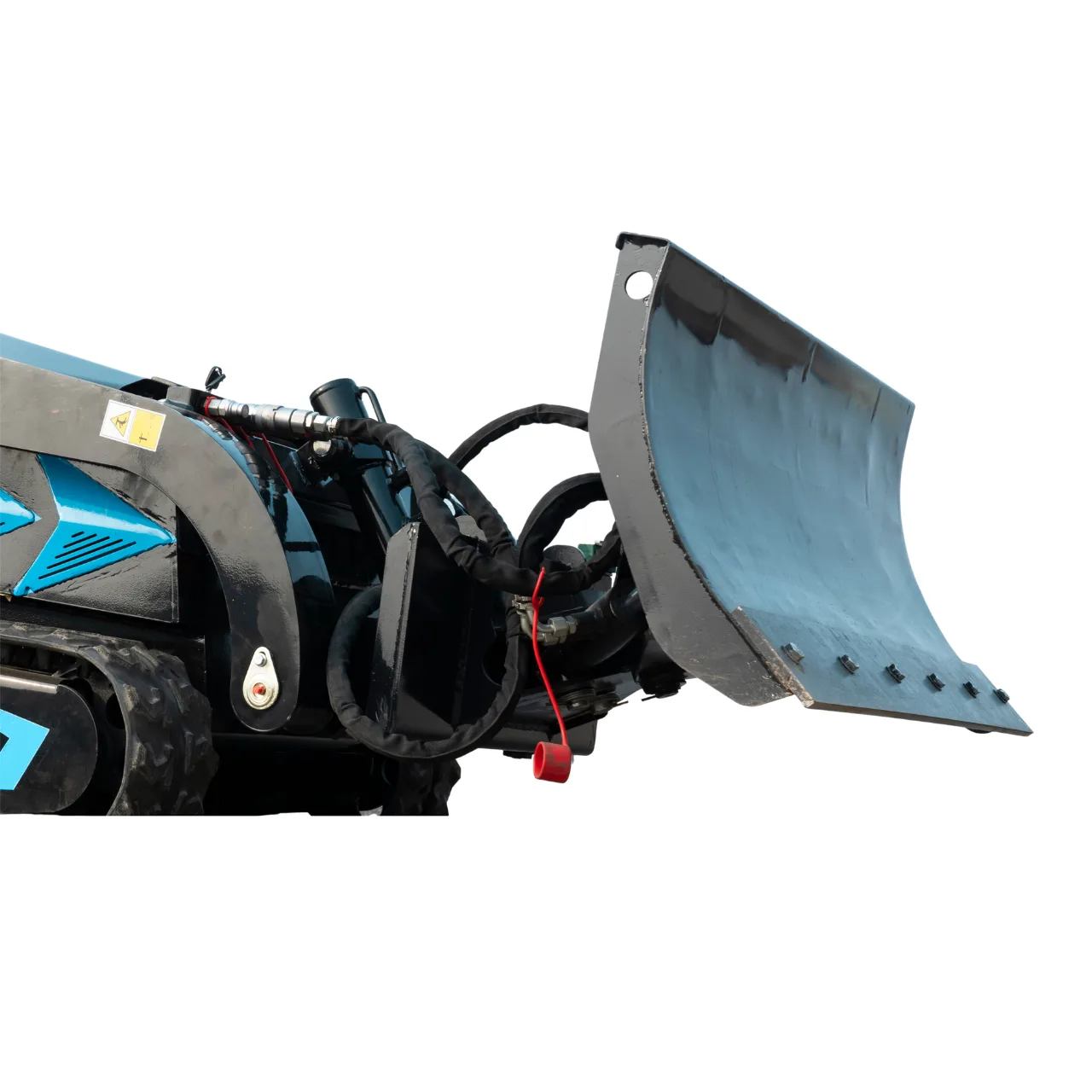 Hydraulic Angle Dozer Blade 30° for TYPHON STOMP X1300 & STOMP 509 Mini Skid Steers – Heavy-Duty Grading & Snow Attachment