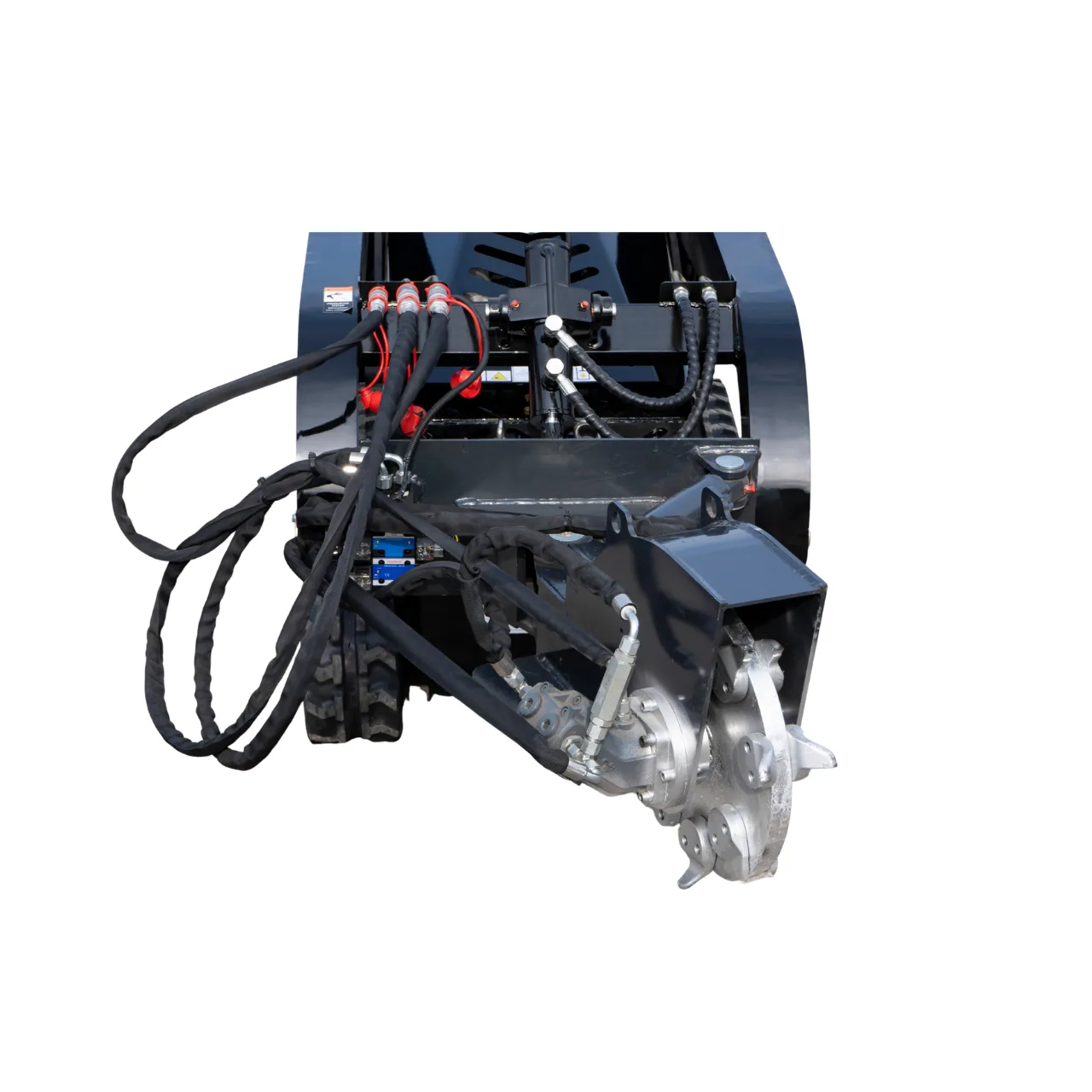 Hydraulic Swing Stump Grinder Attachment for TYPHON STOMP X1300 & STOMP 509 Mini Skid Steers