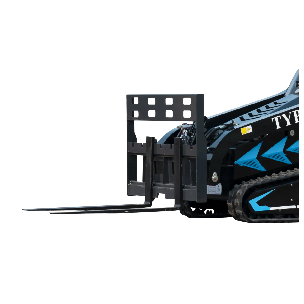 1000mm Pallet Fork & Hay Frame Attachment for TYPHON STOMP X1300 & STOMP 509 Mini Skid Steers