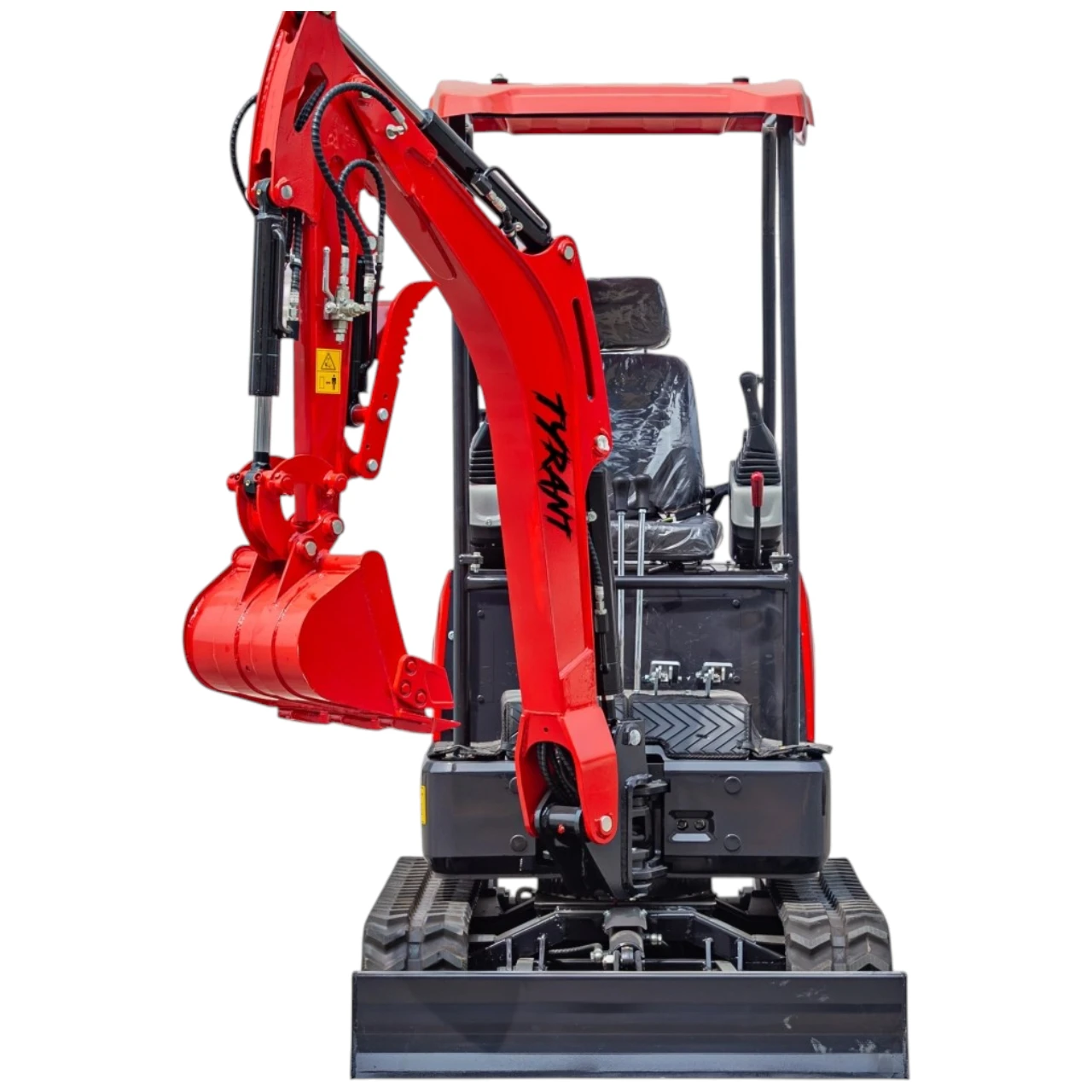 3800lbs TYRANT 17 Diesel Mini Excavator Kubota D902 Engine Side Swing w 12 attachments