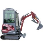 TYPHON TERROR XVII PRO Prestige Edition 4000 lb Enclosed Mini Excavator with Kubota Power &… – main product image