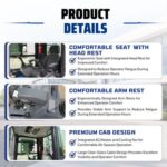 TYPHON TERROR XVII PRO Prestige Edition – Enclosed Mini Excavator with AC, Heater & Ergonomic… – product detail image 7