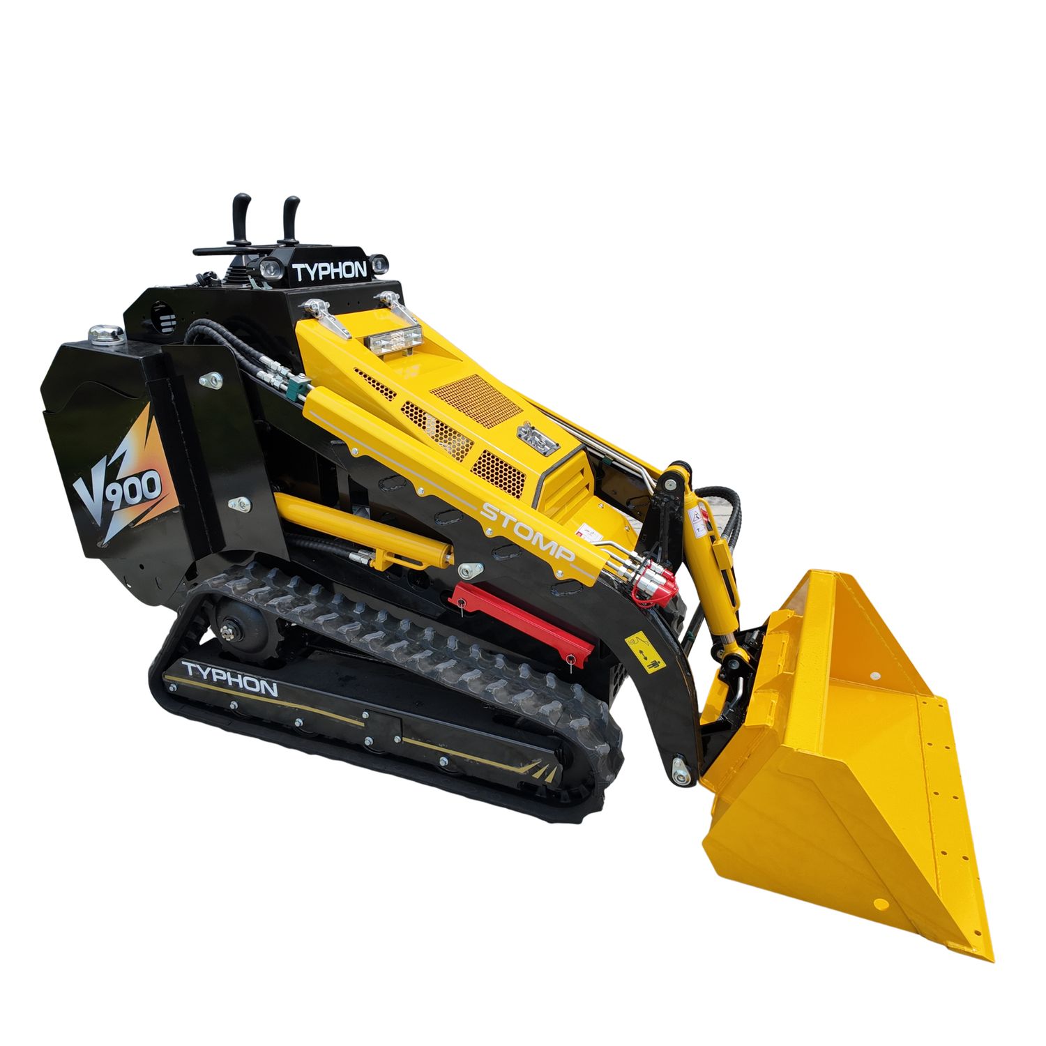 5894215154.jpg Brand New TYPHON STOMP V900 1.4-Ton Compact Track Loader with 25HP Kubota Diesel Engine 1,102 lb… – main product image