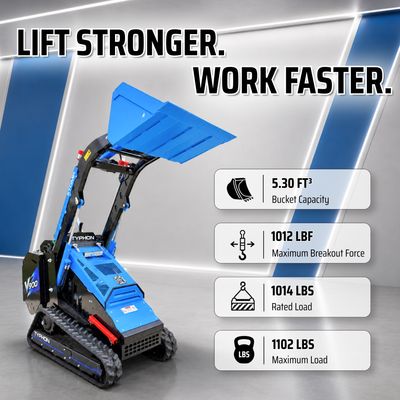 Brand New TYPHON STOMP V900 Mini Track Loader Kubota D1105 25HP Diesel Stand-On Skid Steer EPA /… – product detail image 8