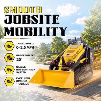 Brand New TYPHON STOMP V900 1.4-Ton Compact Track Loader with 25HP Kubota Diesel Engine 1,102 lb… – product detail image 5