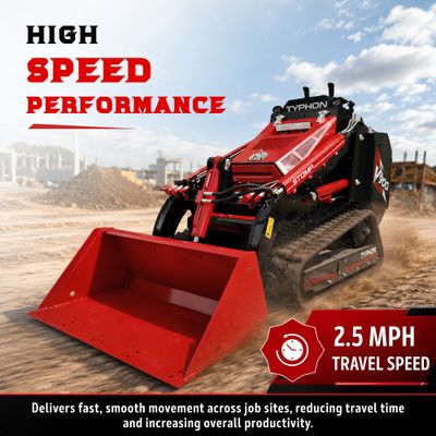 Brand New TYPHON STOMP V900 1.4 Ton Mini Track Loader Featuring Dual Auxiliary Hydraulics & Kubota… – product detail image 8