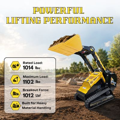 Brand New TYPHON STOMP V900 1.4-Ton Compact Track Loader with 25HP Kubota Diesel Engine 1,102 lb… – product detail image 8