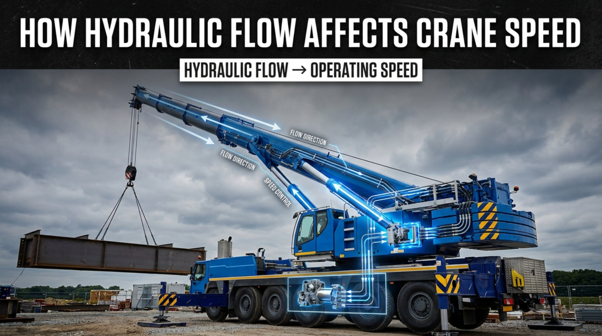 Mobile Crane Speed: The Role of Hydraulic Flow